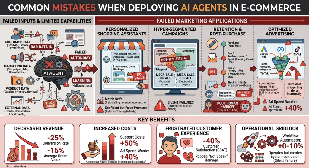 Common Mistakes When Deploying AI Agents in E-commerce