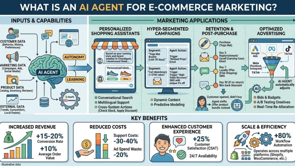What Is an AI Agent for E-commerce Marketing?